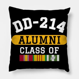 DD-214 Alumni Class of Vietnam Veteran Pride Pillow