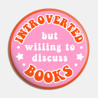 Introverted but willing to discuss books - Pink Pin