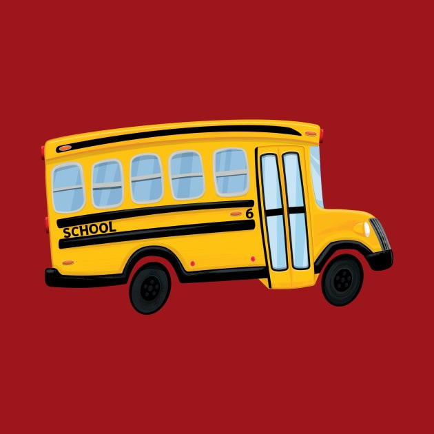 Cute School Bus Design by NPolandDesigns