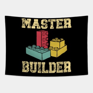 Birthday Master Brick Block Builder Tapestry