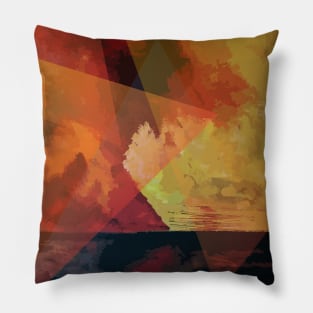 Triangles & Colors Pillow