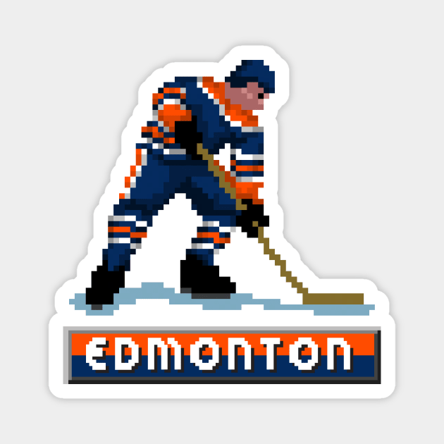 Edmonton Hockey Magnet by clarkehall