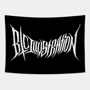 Death Metal 'btcillustration' Logo Tapestry