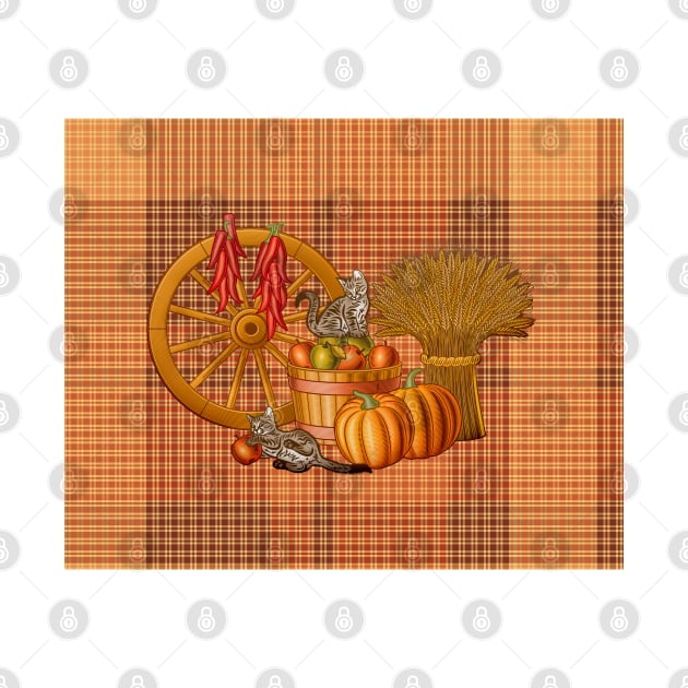 halloween Plaids patchwork by justrachna