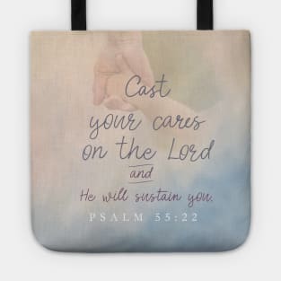 Cast your cares on the Lord - Christian Design Tote