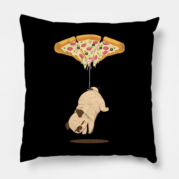 Pug Dog T-Shirt Pillow by avshirtnation