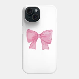 Coquette pink bow Phone Case