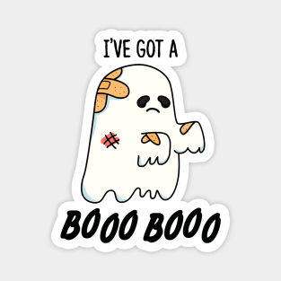 I've Got A Boo-Boo Cute Ghost Pun Magnet