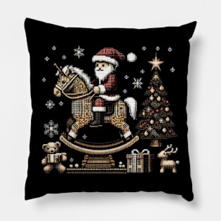 Baby Santa on Holidays Pillow