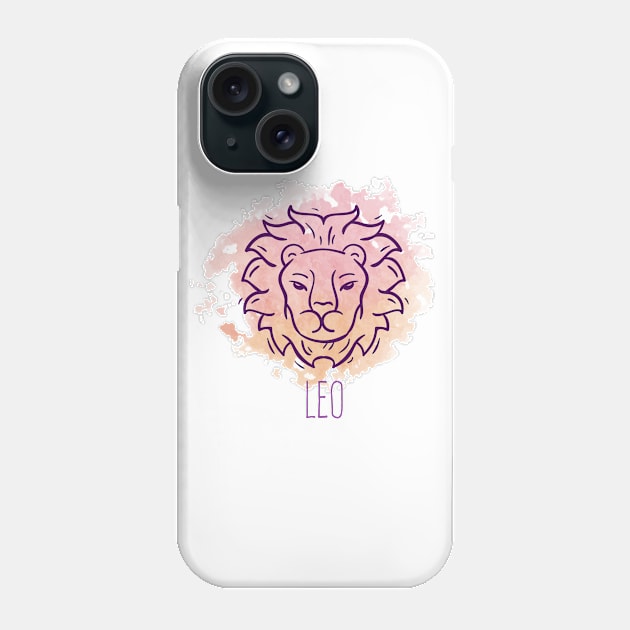 Leo Phone Case by Dieowl