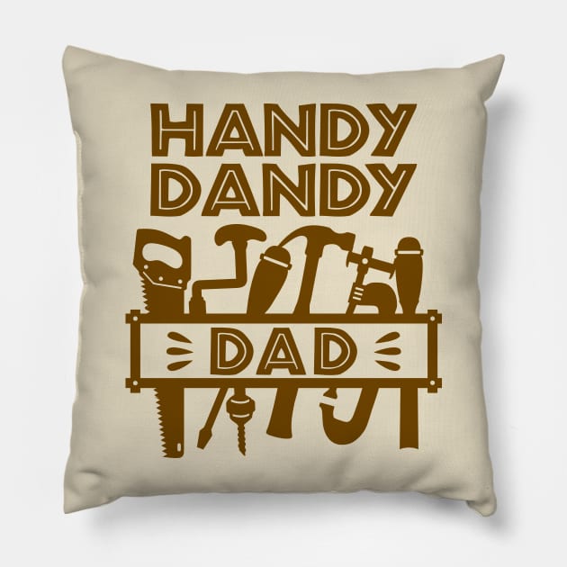 Handy Dandy Dad Pillow by Blended Designs