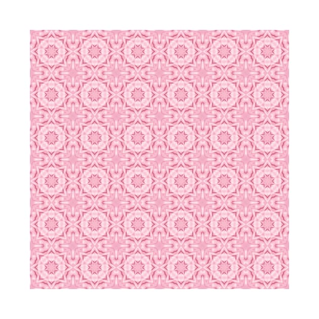 Pink stylized pattern in modern colors of current trends by Hujer