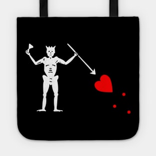 Pirate Flag Blackbeard Skeleton Flag Tote