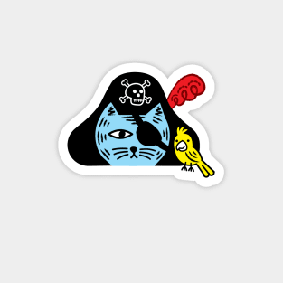 Pirate Kitty Magnet