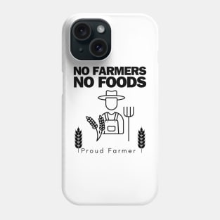 No Farmers No Foods Phone Case