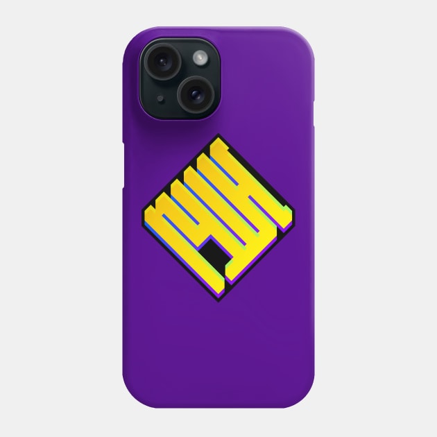 Yellow Sign Chromatic Phone Case by Ekliptik