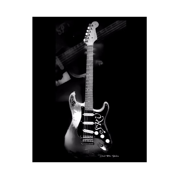 SRV - Number One - Black and White by davidbstudios