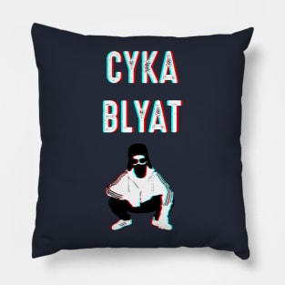 Cyka Blyat Slav Squat Pillow