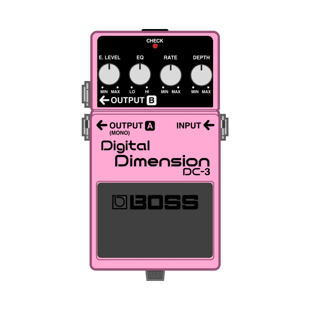 Boss DC-3 Digital Dimension Guitar Effect Pedal by conform