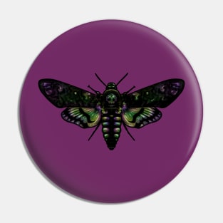 Death Head Moth Pin