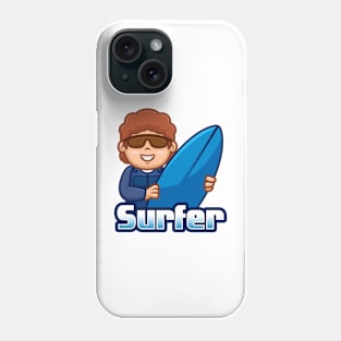 Surfer Cartoon Phone Case