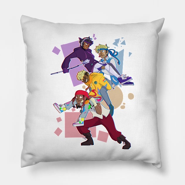 ROTTMNT Mad Dogs Pillow by Grasboompje