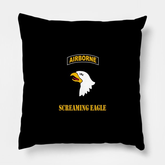 101st Airborne Division Screaming Eagle - 101st Airborne Veteran Pillow by floridadori