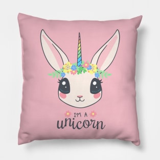 Rabbit Unicorn Pillow