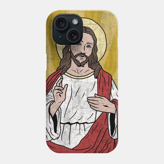 Jesus Phone Case by valentinahramov