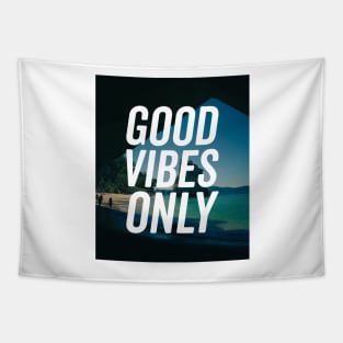 Good Vibes Only Shirt Tapestry