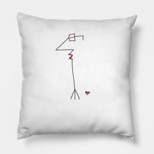 Mic Stand Girl With Glasses 1.5 Pillow