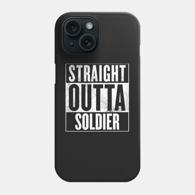 Straight Outta Soldier - Final Fantasy VII Phone Case by thethirddriv3r