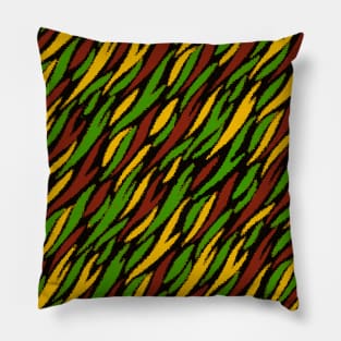 Animal Skin with African Color Style Pillow