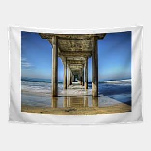Pier in the Sun Tapestry