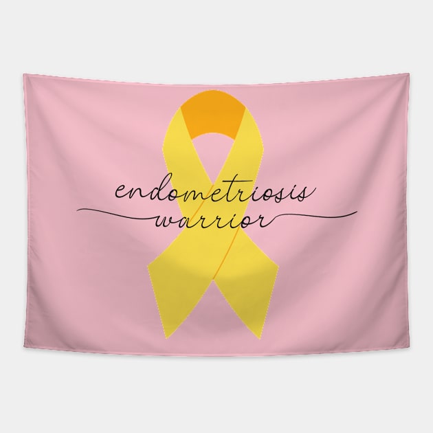 Endometriosis Awareness Warrior Tapestry by Ivanapcm