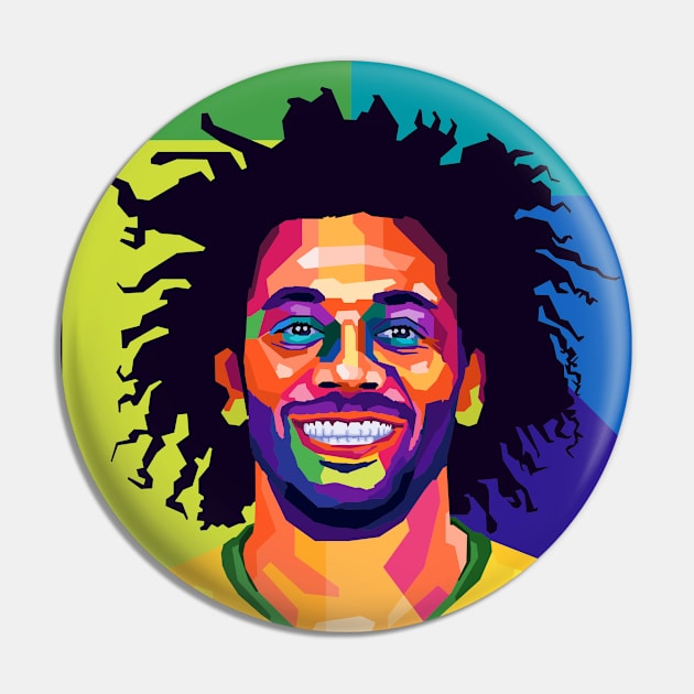 Marcelo Wpap Pop Art Pin by Zet Art