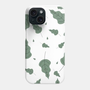 Leaves Seamless Pattern. Abstract Leaves Texture. Phone Case