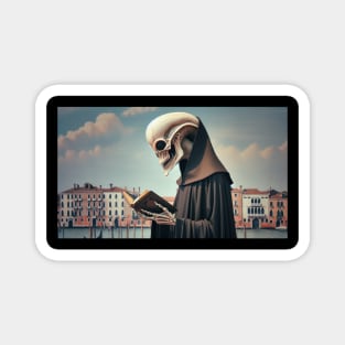 Alien Monk Magnet