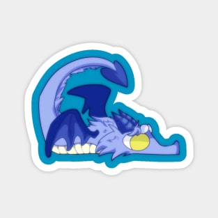 Fuzzy Dragon Woolie Magnet