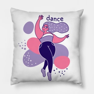 girl dancing Pillow