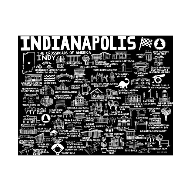 Indianapolis Indiana by fiberandgloss