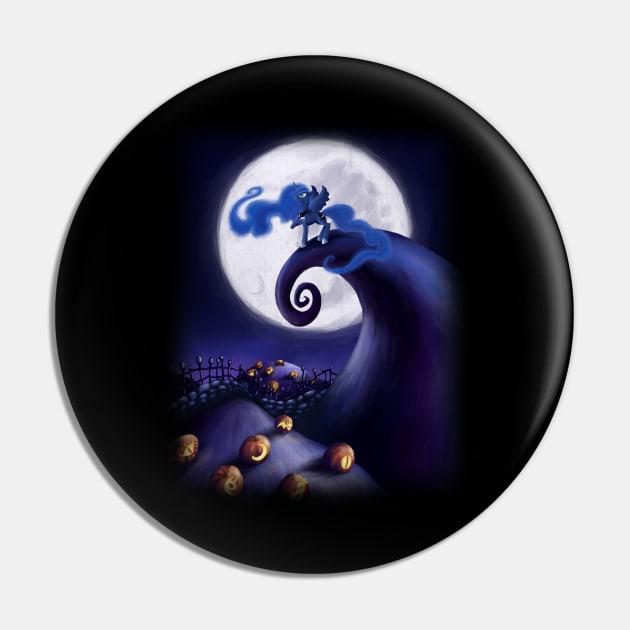 My Little Pony - Princess Luna - The Nightmare Before Christmas Pin by Kaiserin