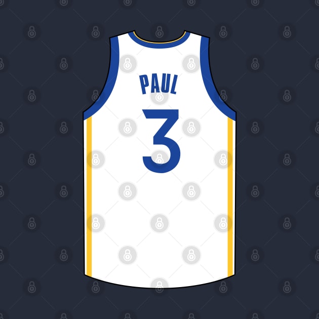 Chris Paul Golden State Jersey White 2024 Qiangy by qiangdade