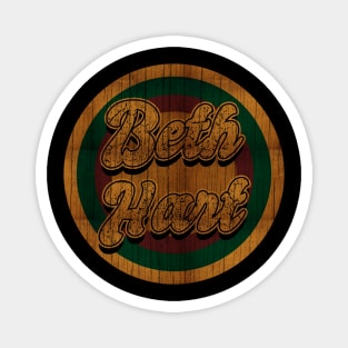 Circle Retro Beth Hart Magnet