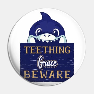 Grace - Funny Kids Shark - Personalized Gift Idea - Bambini Pin