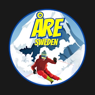 Åre Sweden Retro Ski T-Shirt