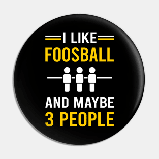 3 People Foosball Pin
