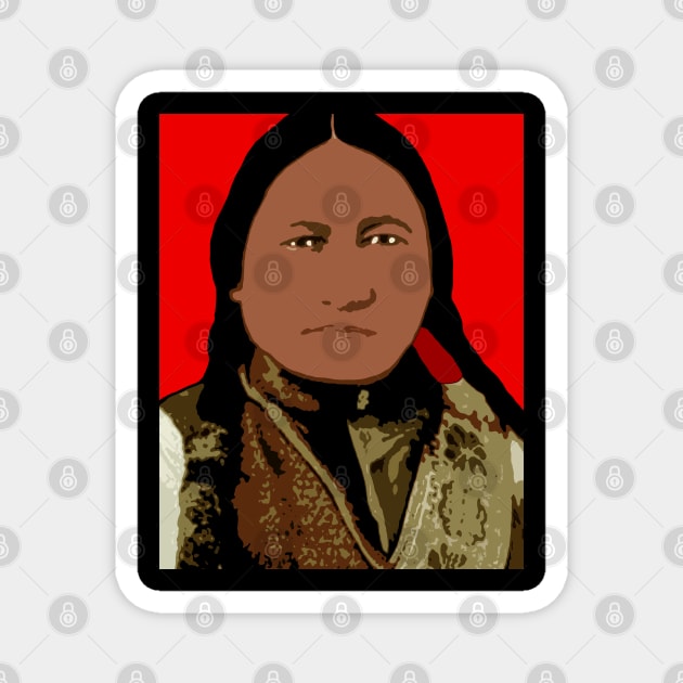 sitting bull Magnet by oryan80