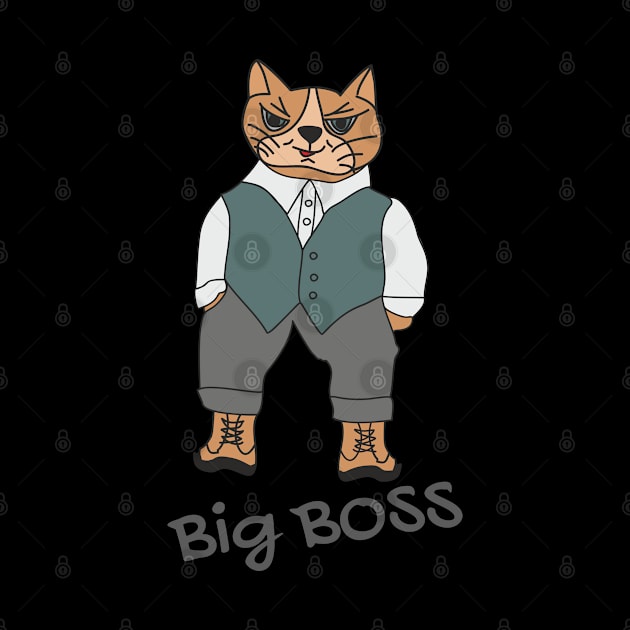 Cat big boss by Alekvik