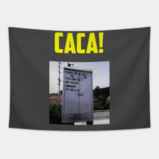 CACA! Utility Box Tapestry